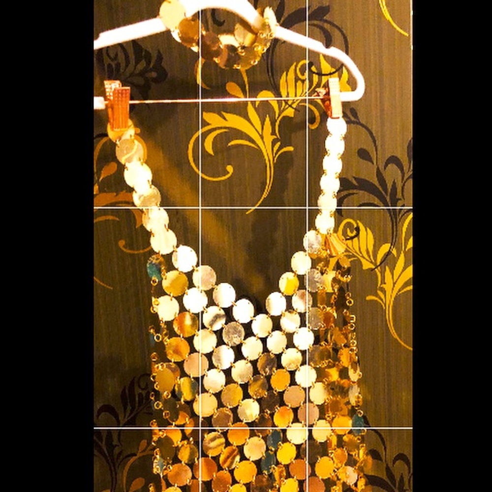 Authentic Paco Rabanne Dress with Necklace